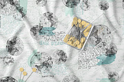 Vintage World Map Seamless Pattern, a Pattern Graphic by StudioGlouna (Thumbnail 2 of 4)