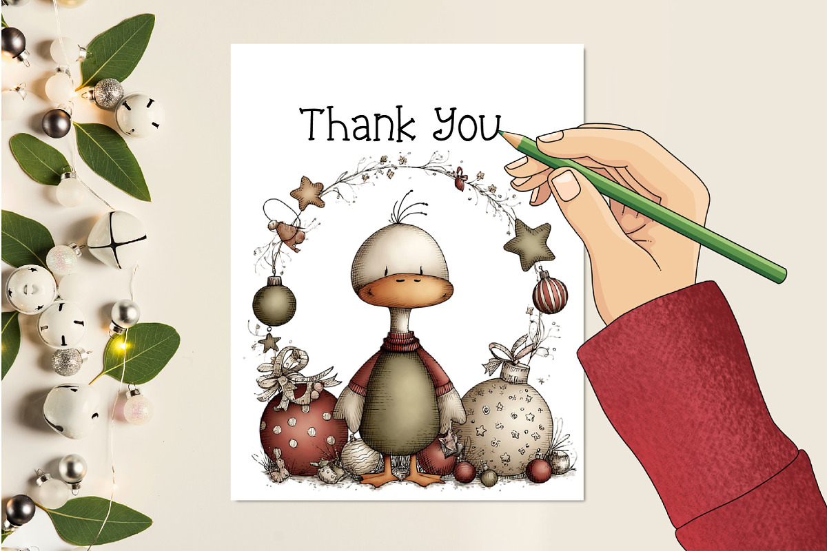 Whimsical Geese Clipart Bundle, an Illustration by Creative Art (Photo 9 of 10)