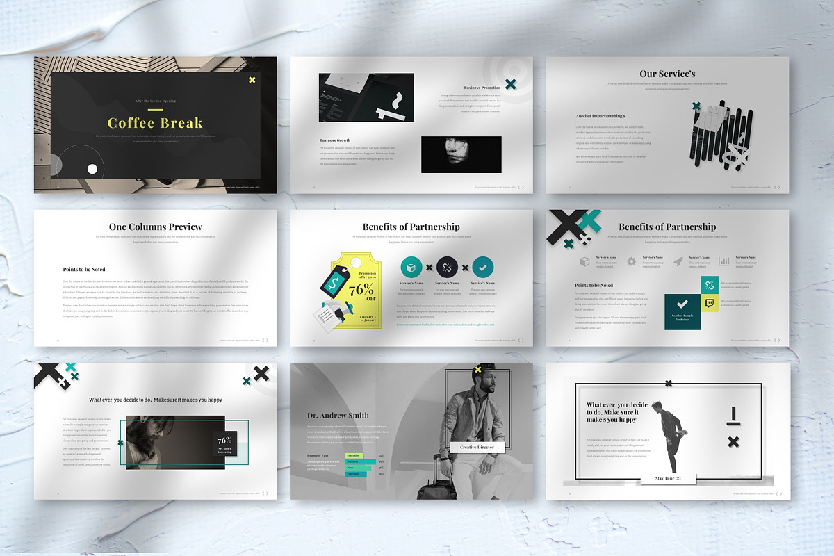 Bexxley Business PowerPoint Template, a Presentation Template by Mikokit (Photo 6 of 14)