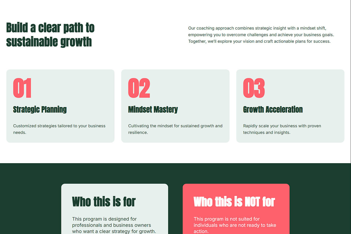 Business Coach Elementor Olyvia, a WordPress Template by OKThemes Studio (Photo 20 of 26)