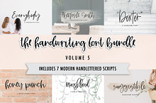 The Handwriting Font Bundle Volume 5