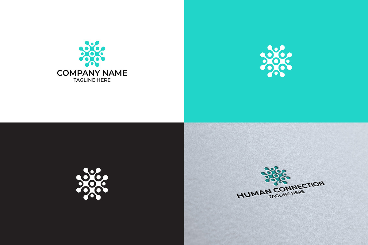 Human Connection Logo, a Branding & Logo Template by GranzCreative