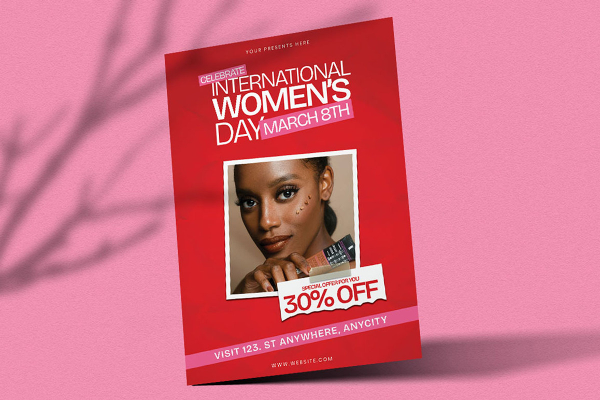 International Women's Day Flyer, a Flyer Template by Attype (Photo 2 of 4)