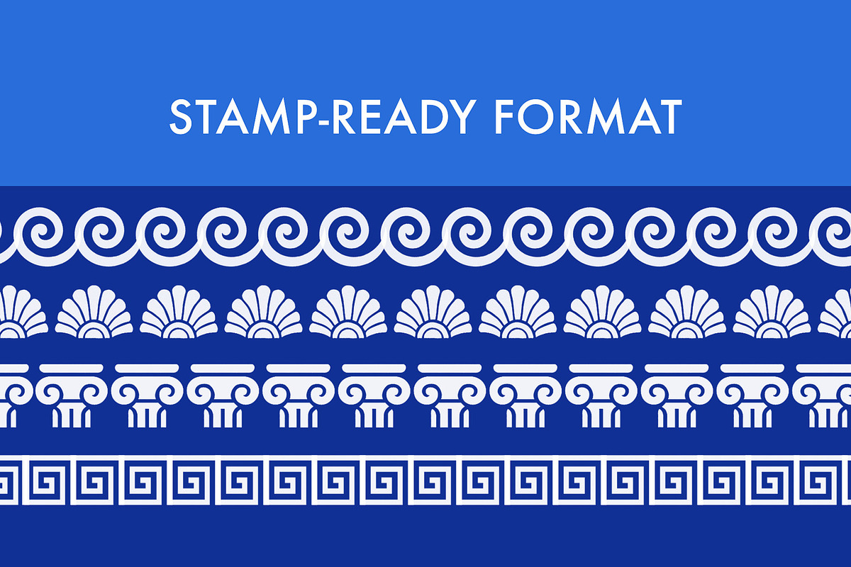Greek Ornaments Brush Set, a Brush Add-On by Zsolt Kosa Art (Photo 4 of 6)