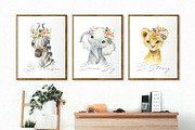 Africa. Little Watercolor Animals, an Animal Illustration by OctopusArtis (Thumbnail 11 of 11)