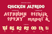 Chicken Alfredo, a Blackletter Font by BBtypeStudios (Thumbnail 11 of 13)