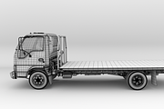 Isuzu Flatbed Truck, a Cars & Vehicle 3D Model by Olives (Thumbnail 16 of 21)