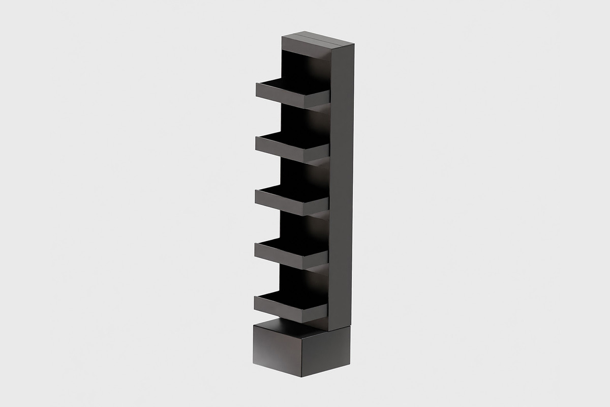 Cardboard display stand 3d model, an Object 3D Model by fahad121 (Photo 2 of 5)