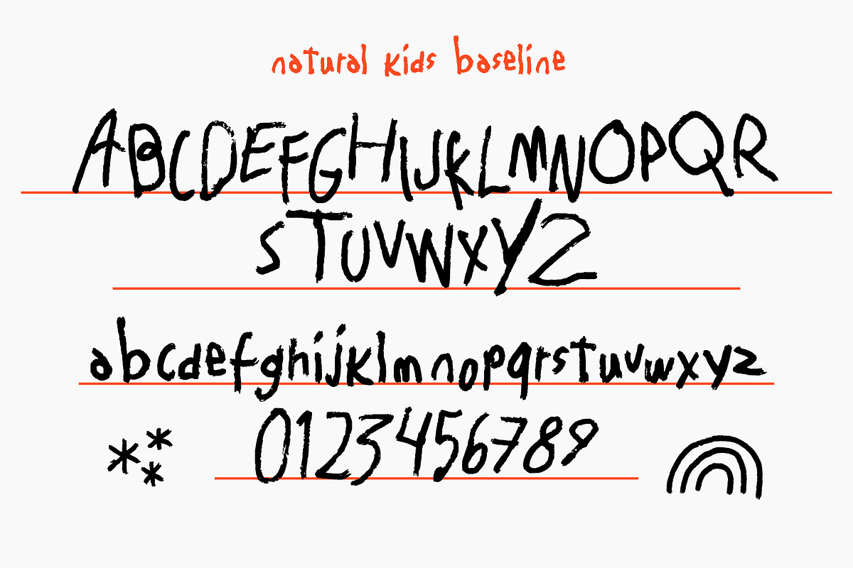 Bicena - Kid's Handwriting, a Handwritten Font by Adam Fathony (Photo 2 of 16)