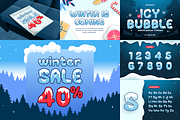 Christmas Winter Font Bundle, a Sans Serif Font by Vadovastd (Thumbnail 8 of 9)