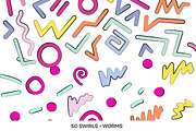 Memphis Design Patterns and Shapes, a Pattern Graphic by Pulpixel Design (Thumbnail 8 of 15)