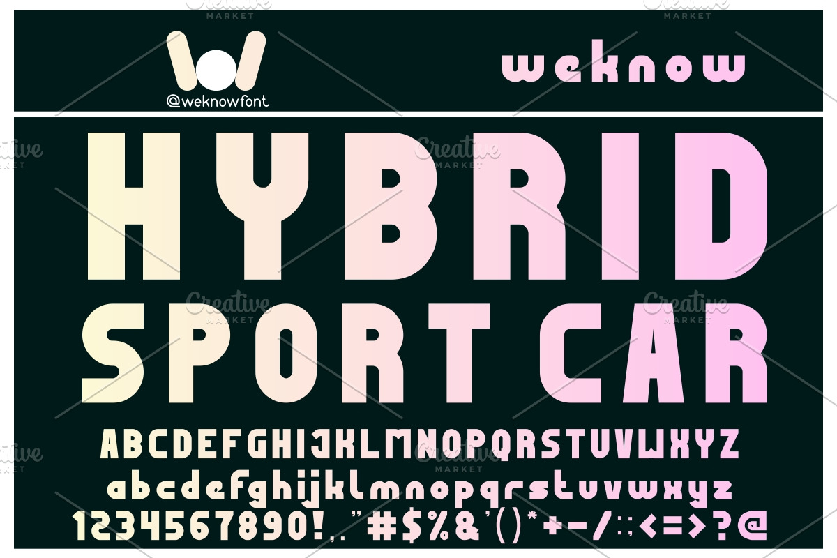 Most Famous font, a Font by weknow (Photo 2 of 5)
