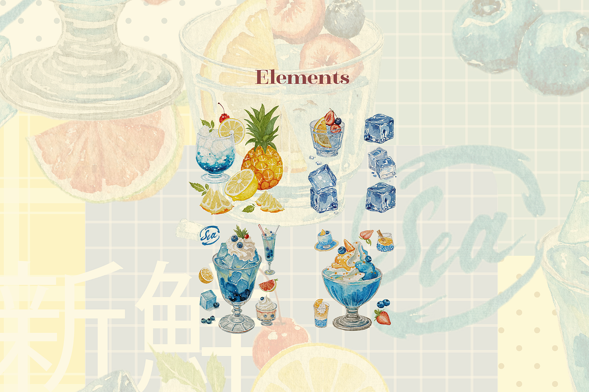 FRESHLY SEASONAL, a Pattern Graphic by rumacorakstudio (Photo 3 of 6)