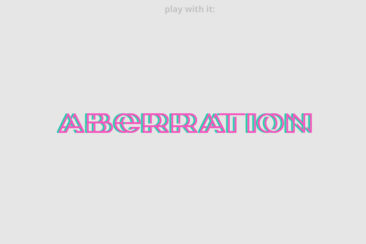 Aberration font preview 5