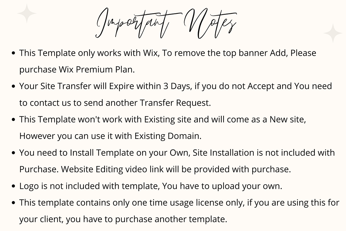 Boho Wix Website Store Template, a Wix Template by AdvertFox (Photo 9 of 9)