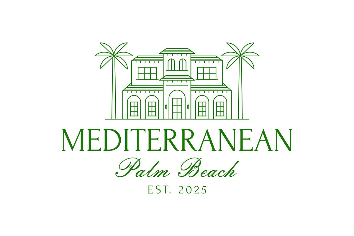 Vintage Mediterranean House Logo