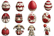 Whimsical Easter Clipart, an Illustration by Designworld (Thumbnail 5 of 7)