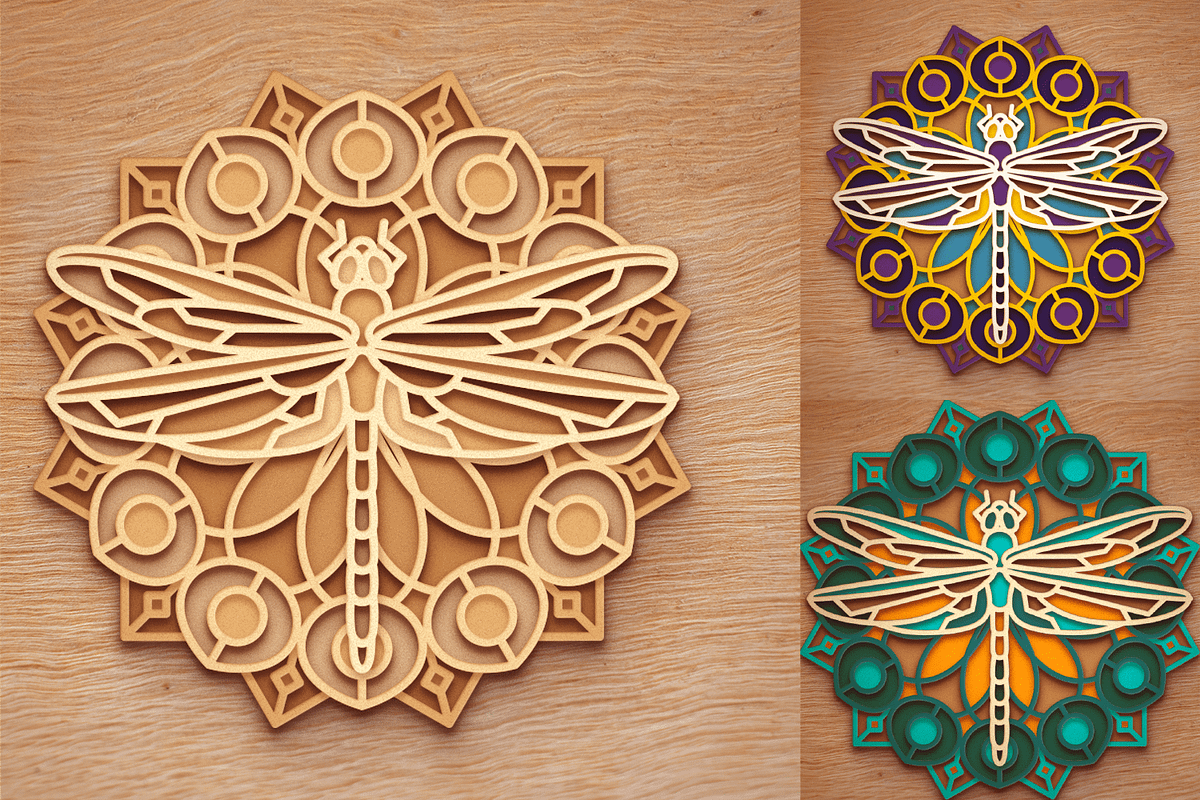 10 Animal Mandalas Set - Laser cut, an Object Graphic by Arshad Ali (Photo 18 of 22)