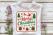 Merry Christmas Coquette PNG, an Illustration by CraftArtStudio (Thumbnail 2 of 4)