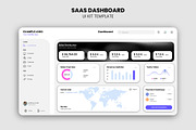 Web UIUX SaaS Dashboard UI Kit, a Templates & Theme by studiogstock (Thumbnail 1 of 2)
