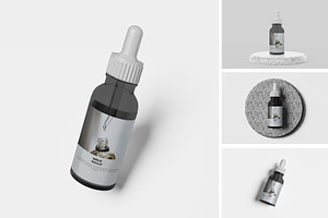Dropper Bottle Mockup, a Cups & Container Mockup by kebunmockup