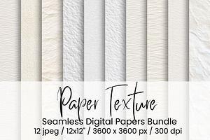 White Paper Texture, an Illustration by Mashimara