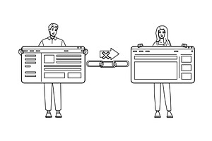 txt nofollow vector, an Illustration by pikepicture