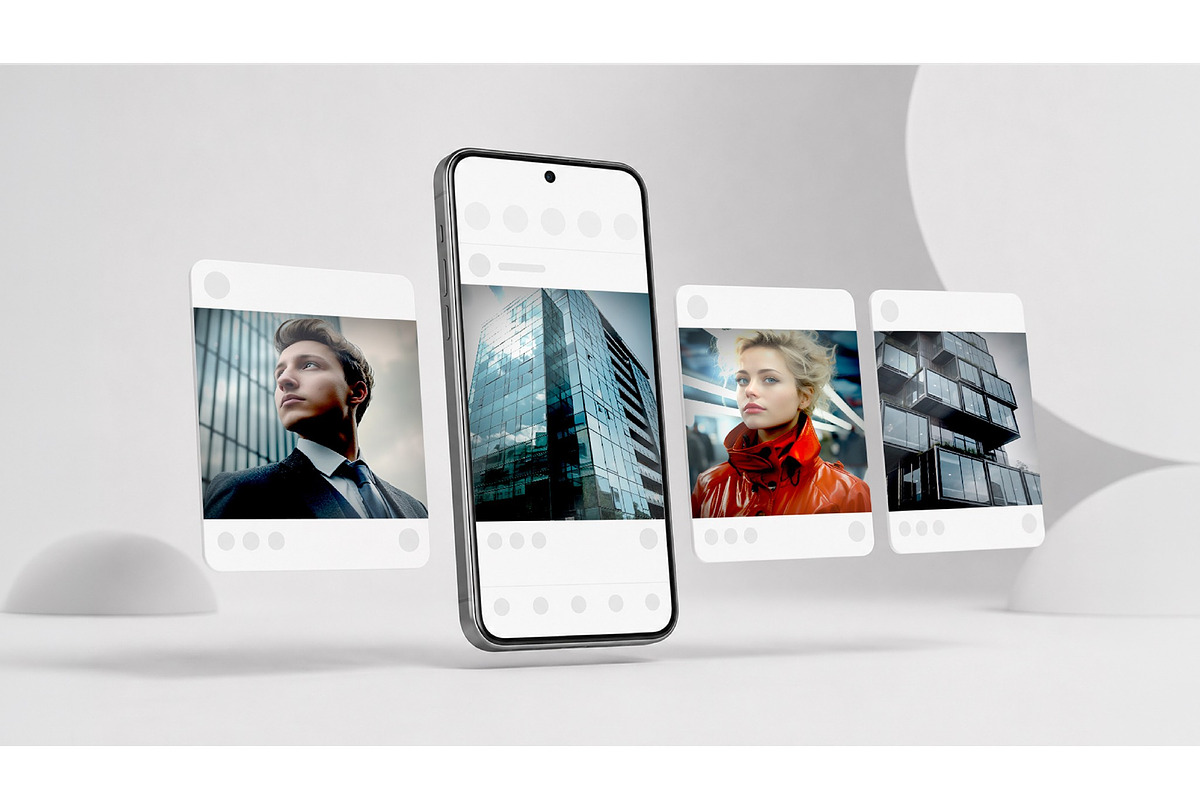 Instagram Social Media Post Mockup, a Social Media Template by studiogstock (Photo 2 of 2)