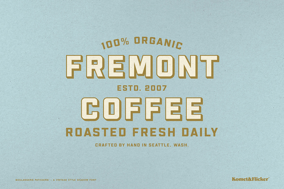 Boulangerie Patisserie, a Sans Serif Font by Komet & Flicker (Photo 4 of 14)
