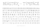 AO Beastrix - Display Typeface, a Font by OwunStudio (Thumbnail 7 of 22)