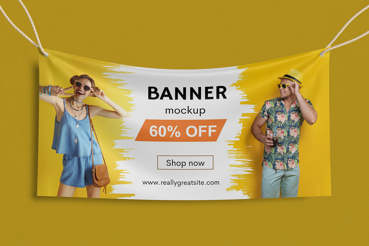 Banner Mockup, a Product Mockup by Bangdastudio (Photo 6 of 7)