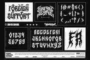 Sunfyre | Brutal Black Metal Font, a Blackletter Font by Ardana Creative (Thumbnail 10 of 11)