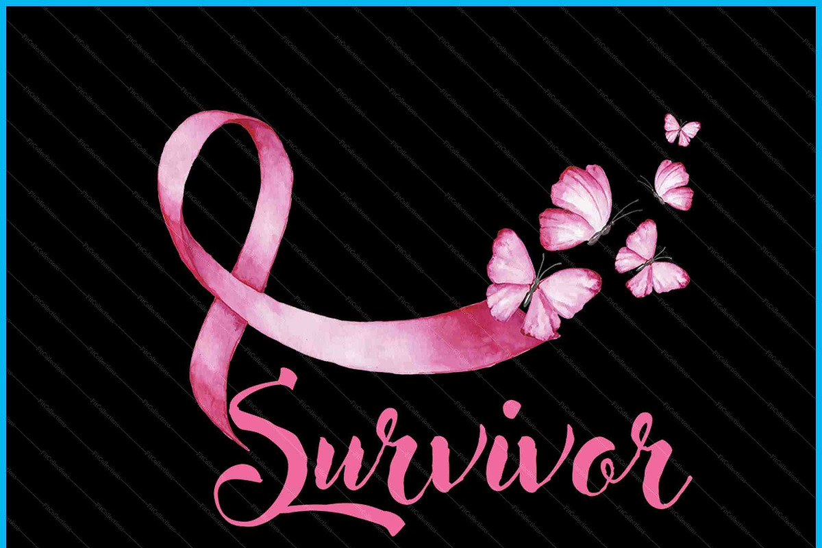 Butterflies Ribbon Survivor Awarenes, a Graphic by Creativeusart (Photo 2 of 4)
