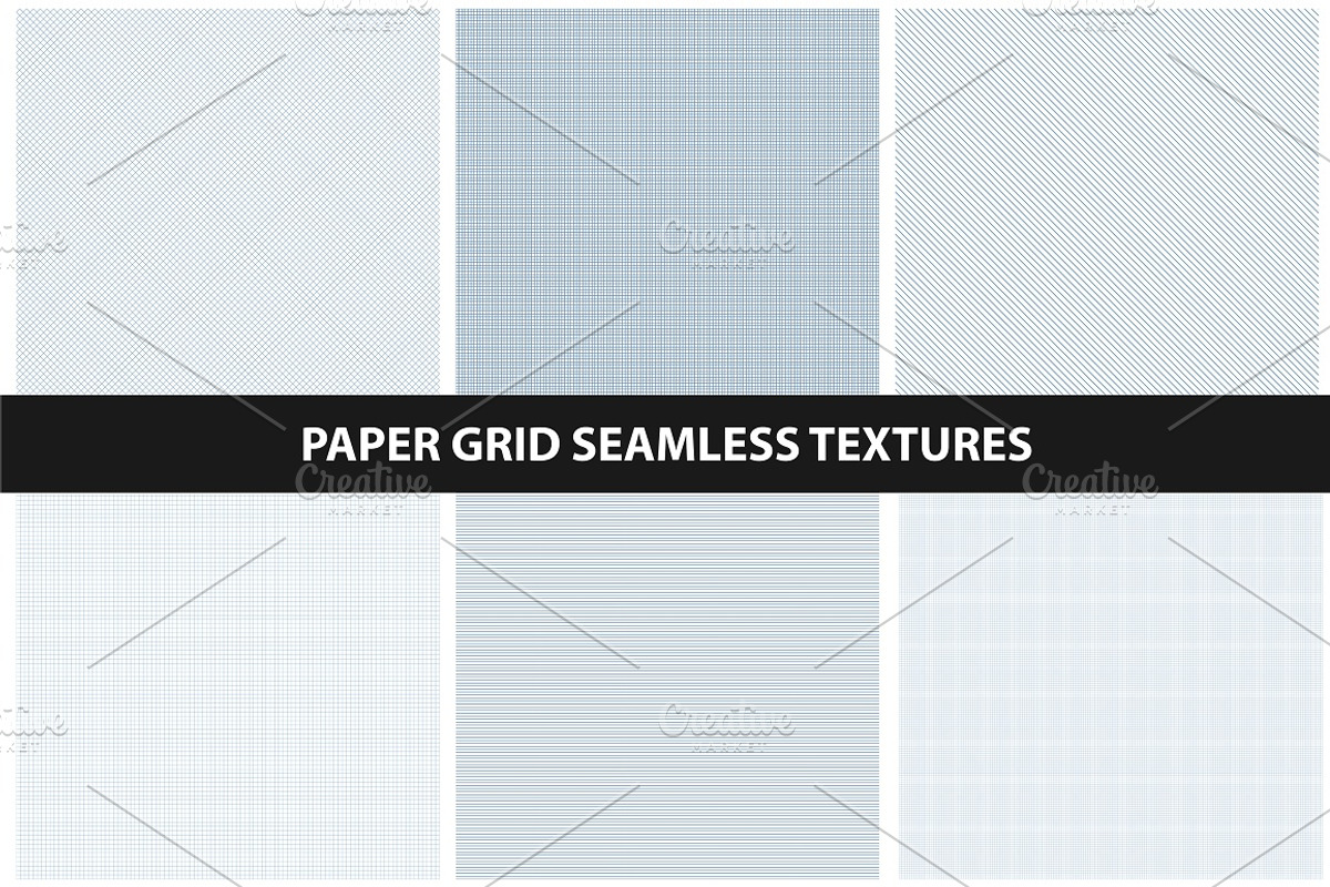 Paper grid textures - seamless., a Texture Graphic by ExpressShop