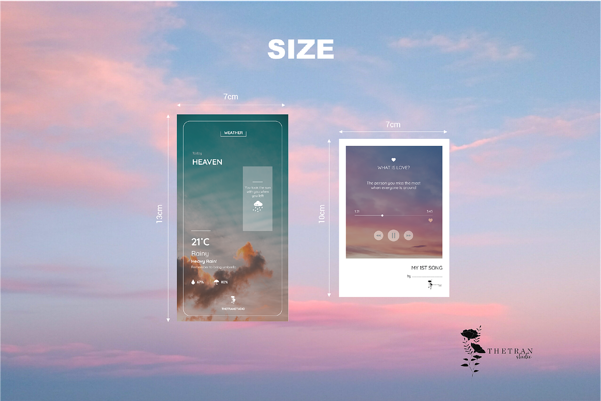 Sky Series Card | Digital Product, a Card Template by The Tran Studio (Photo 2 of 4)