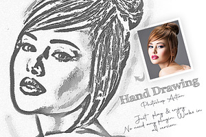 Hand Drawing Photoshop Action