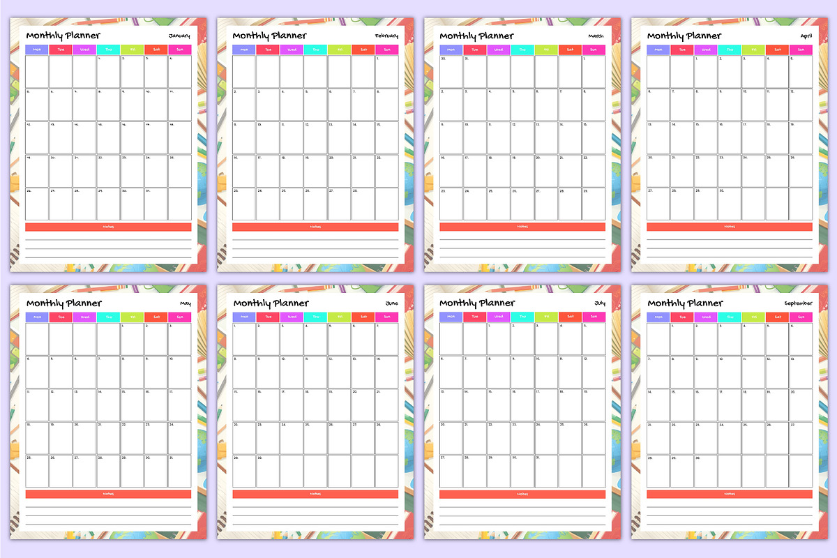 2026 Academic Workbook for Kids Kdp, a Stationery Template by Mustafiz (Photo 4 of 11)