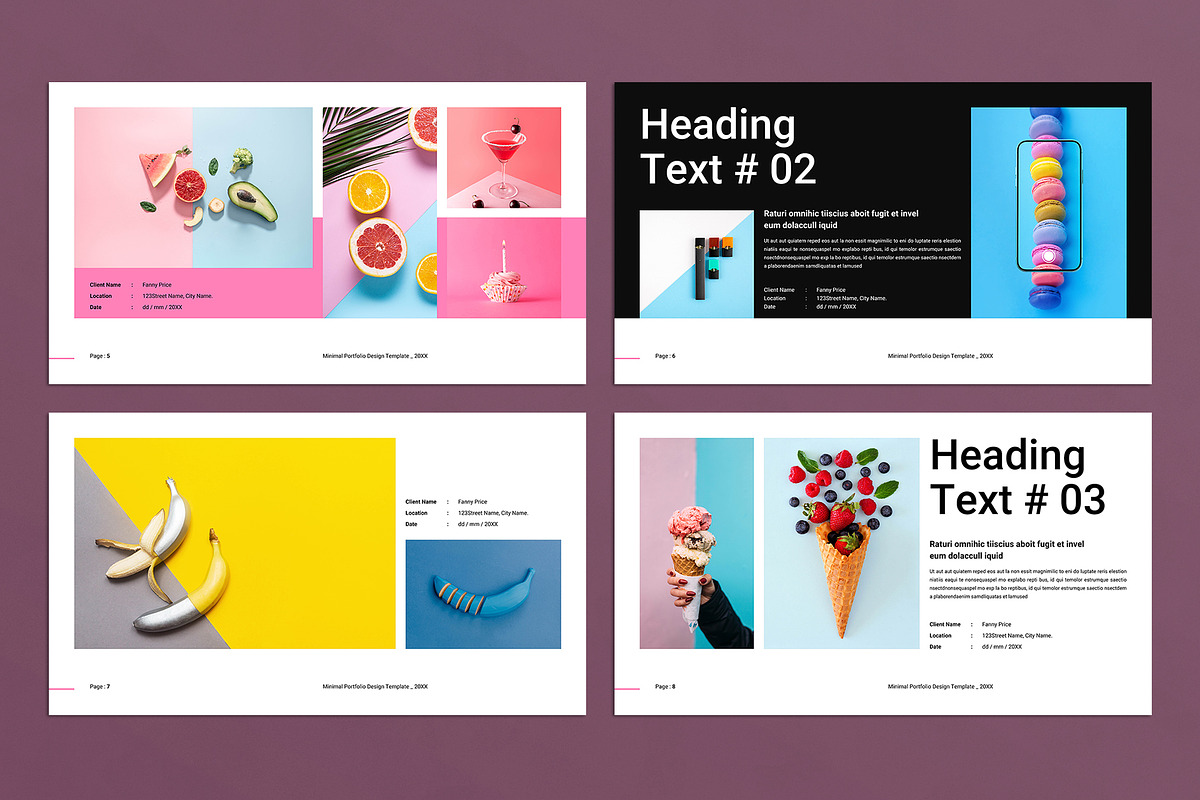 Minimal Portfolio Presentation, a Presentation Template by E-Type (Photo 3 of 5)