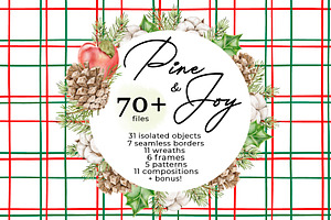 Xmas Watercolor Clipart