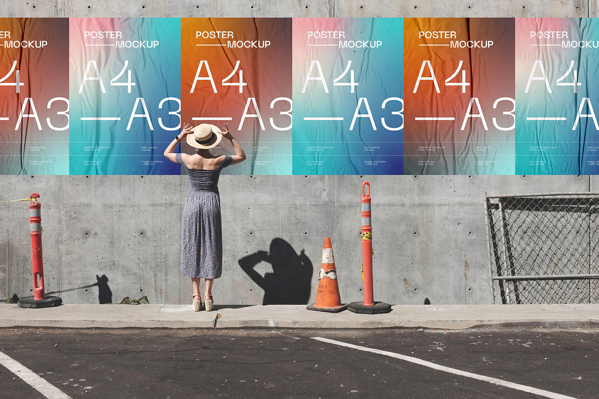 Urban Outdoor Poster Mockup, a Print Template by dpi (Photo 11 of 28)