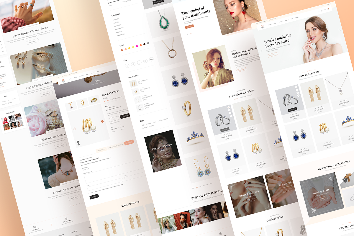 Ziper - Jewelry & Fashion E-Commerce, a Landing Page Template by Clow Studio (Photo 3 of 4)