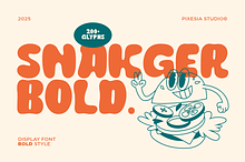 Snakger - Bold Display Font