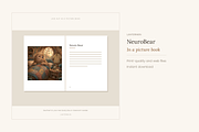 NeuroBear Storybook Set of 30, an Animal Illustration by LanternkinStudio (Thumbnail 3 of 14)