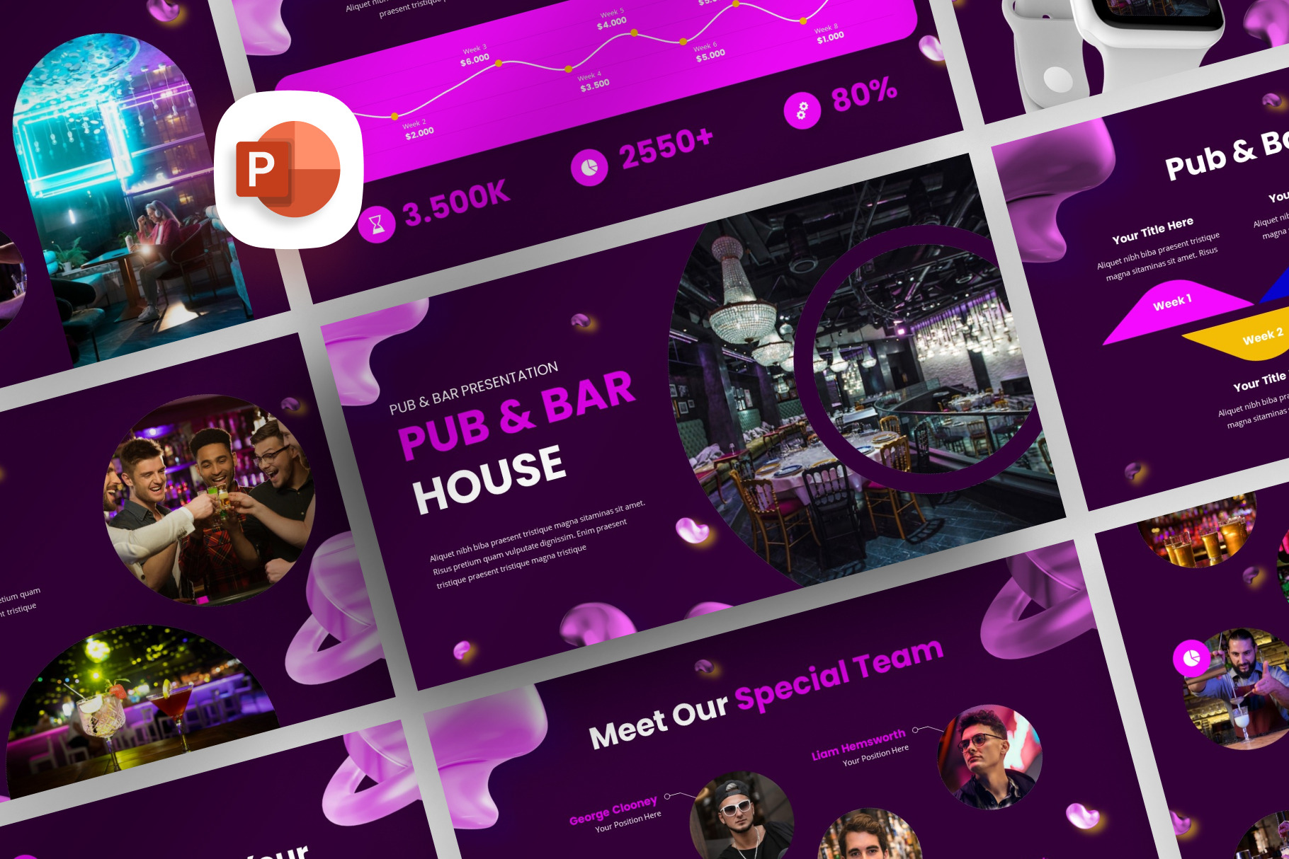 Pub & Bar - PowerPoint Template