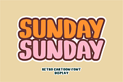 Retro Display - Retro Cartoon Font, a Sans Serif Font by KiddoGlyphs Studio (Thumbnail 3 of 4)