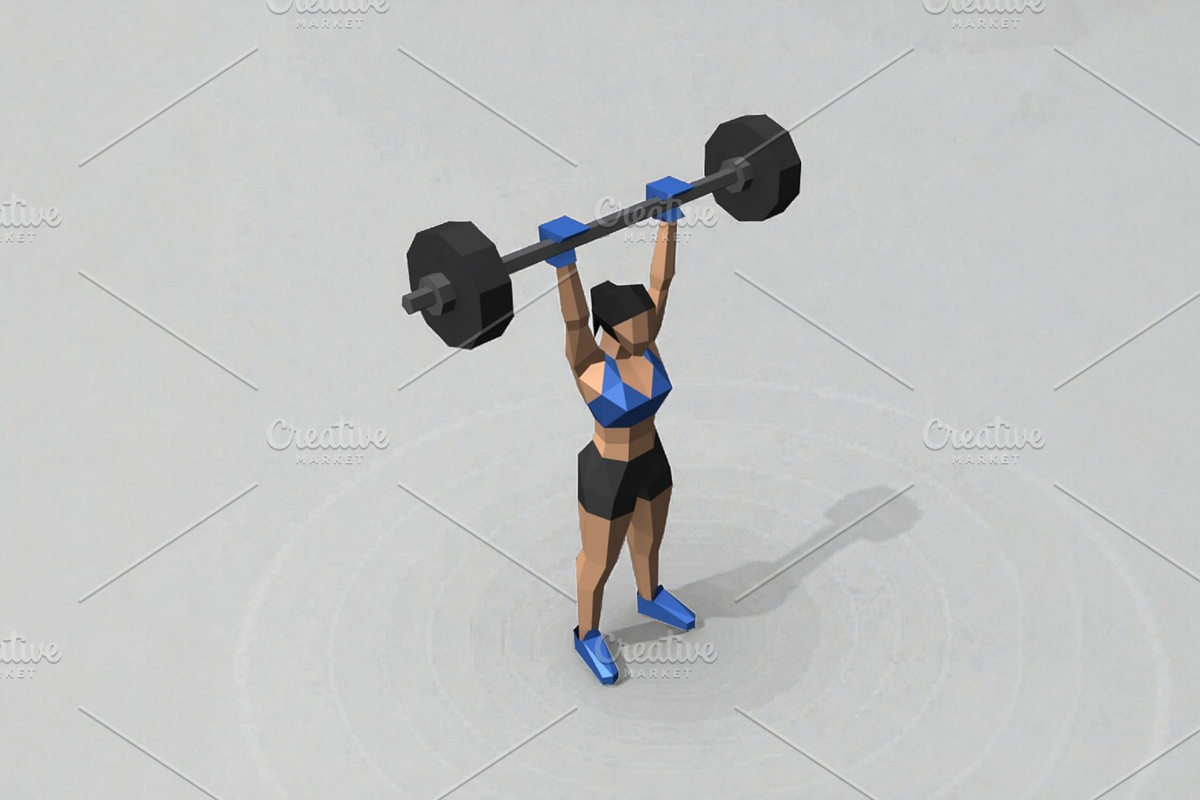 Fit girl - 3d papercraft, a Characters & Person 3D Model by PAPER amaze (Photo 4 of 6)