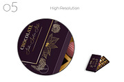 Luxury Chocolate Truffle Box Mockup, a Packaging Mockup by Sheikhadesign (Thumbnail 6 of 12)