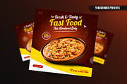 Fast Food Instagram Post Template, a Social Media Template by Yunus Ahmad (Thumbnail 2 of 5)