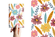 Hand drawn floral seamless patterns, a Pattern Graphic by hanifa_design (Thumbnail 10 of 10)