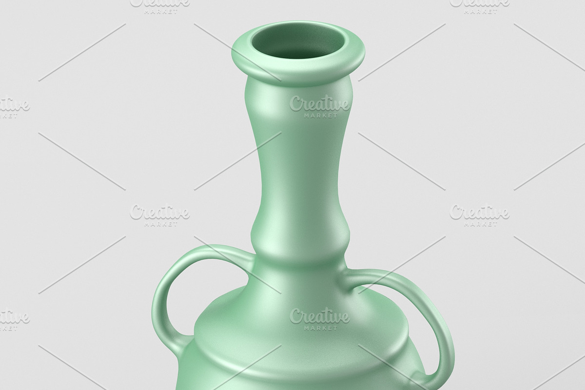 Decorative vase with two handles., an Object 3D Model by CGTales (Photo 1 of 11)